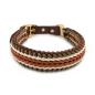 Mobile Preview: Paracord Halsband in Herbstfarben Bild 5