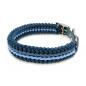 Mobile Preview: Paracord Halsband Blue Swirl Bild 2