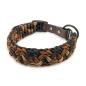 Mobile Preview: Paracord Halsband Brown Cookie Bild 1