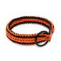 Mobile Preview: Paracord Halsband Orange Black Bild 2