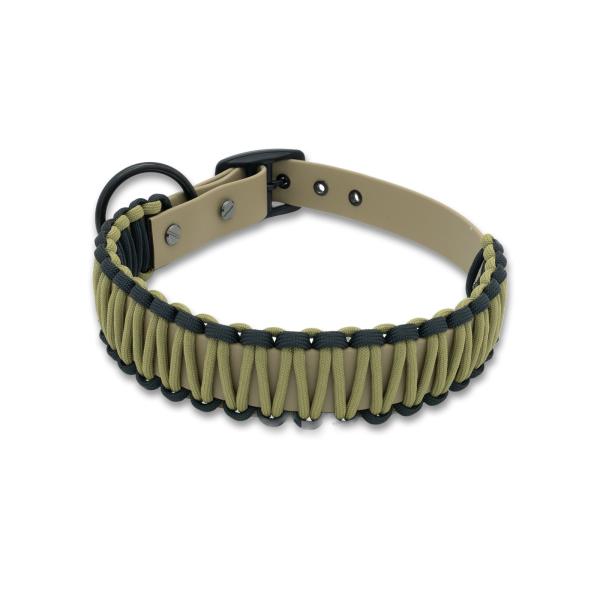 Paracord Halsband Army Green
